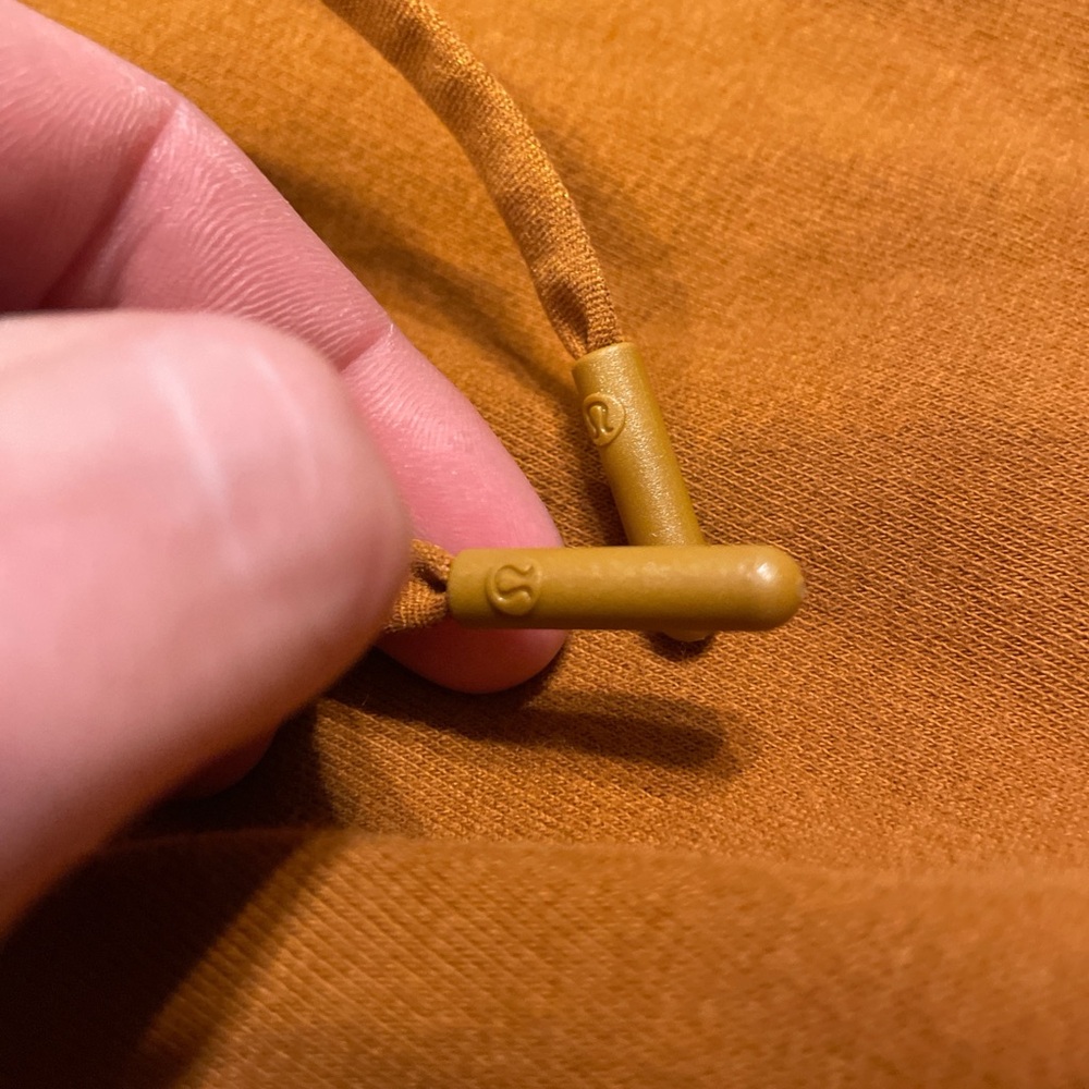 Dark orange lululemon size 2 baggy uncuffed sweatpants - Picture 2 of 4